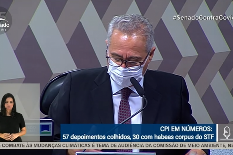 Sessão de leitura do relatório de Renan Calheiros é realizada nesta quarta-feira