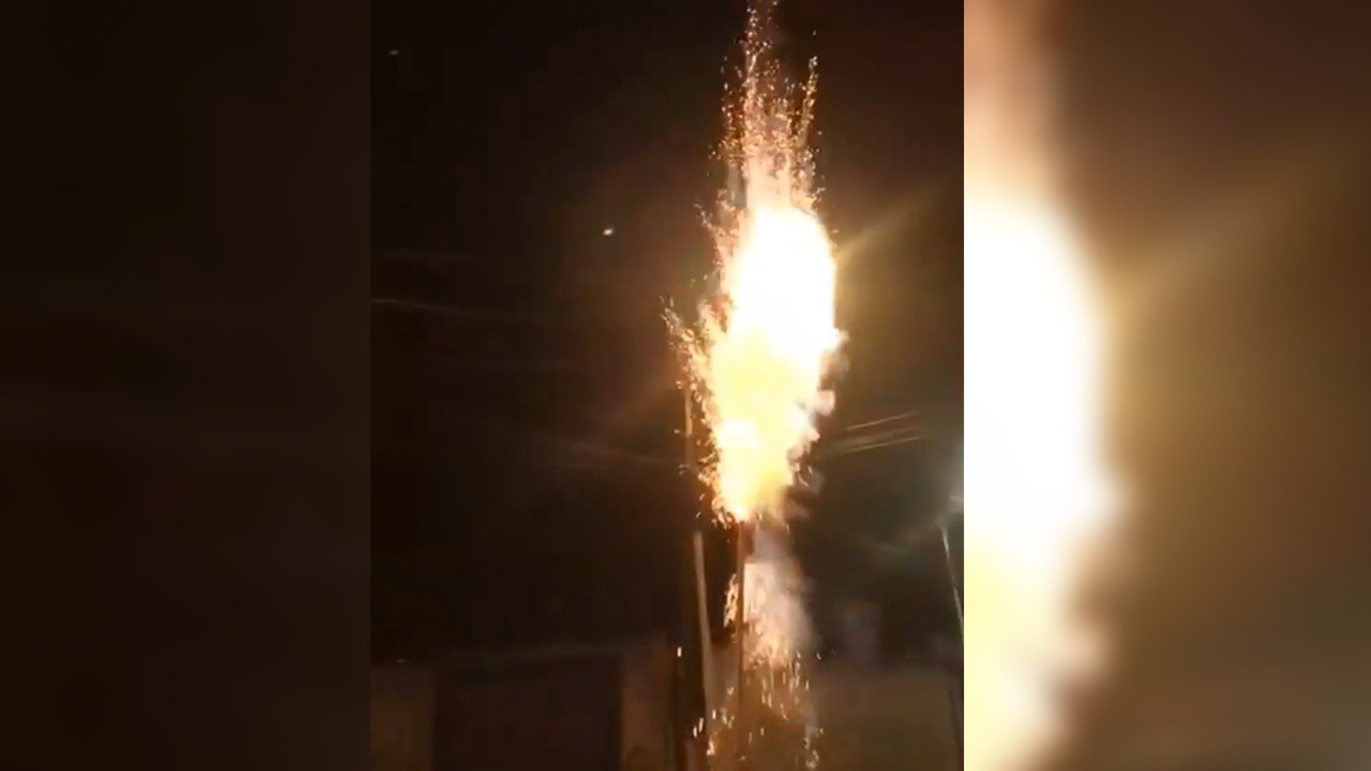 É certo soltar fogos de artifício de noite quando há jogos de