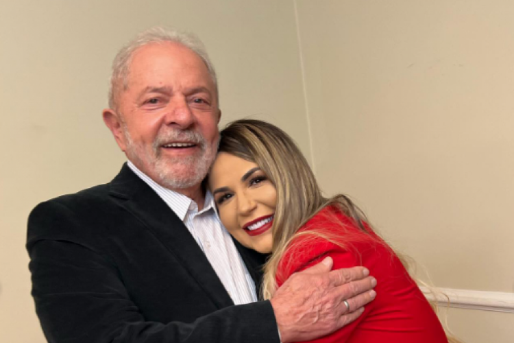 Encontro do ex-presidente Lula e da advogada Deolane Bezerra