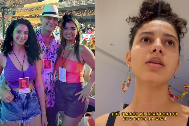 Gabi viralizou no TikTok mostrando a recusa dos pais em lhe dar uma cama de casal.