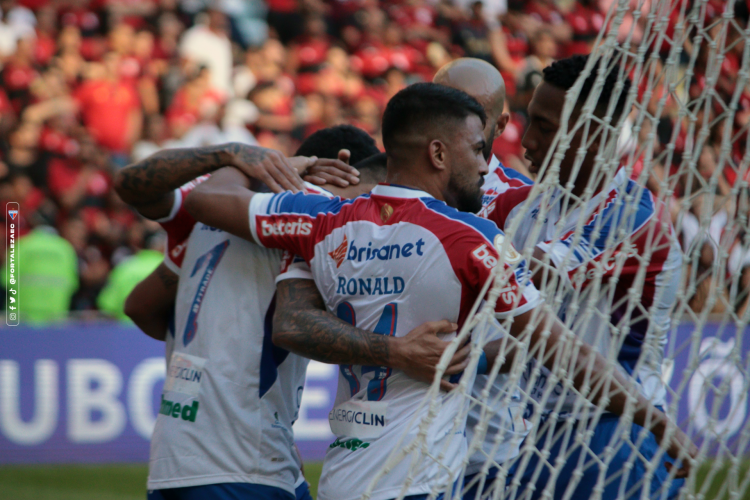 Robson foi autor do gol que abriu o placar para o Fortaleza no duelo contra o Flamengo. 