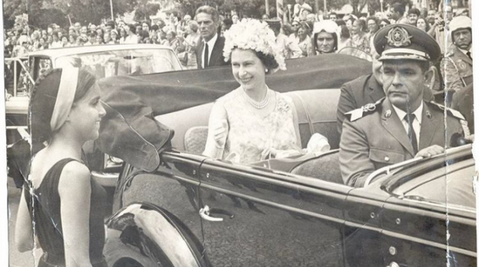 Visita da Rainha Elizabeth II a Bahia, em 1968