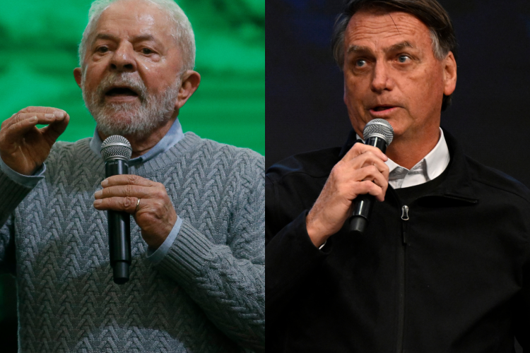 Ex-presidente Lula e atual presidente Jair Bolsonaro 