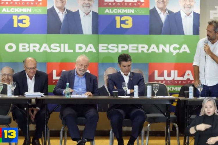 Elmano, Camilo, Evandro Leitão e José Guimarães estão na reunião com Lula, em São Paulo