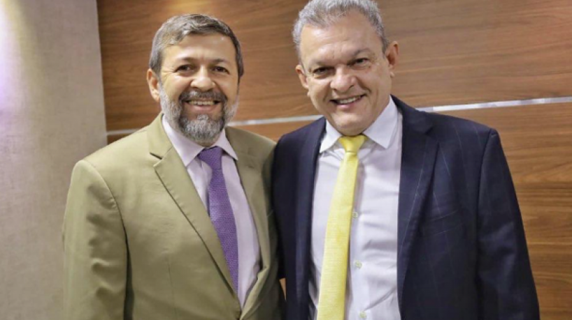 Prefeito de Fortaleza, José Sarto (PDT) e vice-prefeito, Élcio Batista 