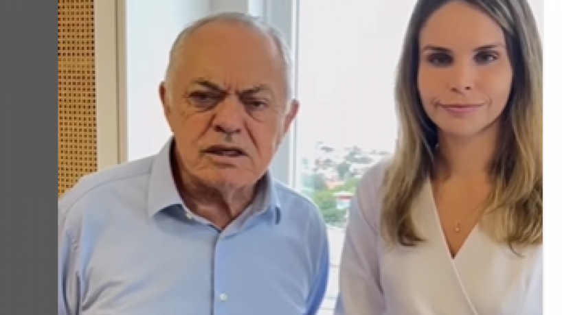 Prefeito de Tianguá, Luiz Menezes (PSD), e a deputada federal, Gabriela Aguiar (PSD)

