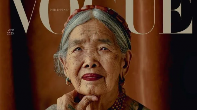 Tatuadora indígena de 106 anos será capa da Vogue Filipinas
