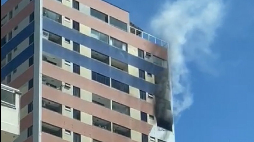 Foto de apoio ilustrativo. Incêndio em condomínio do bairro Meireles, em Fortaleza