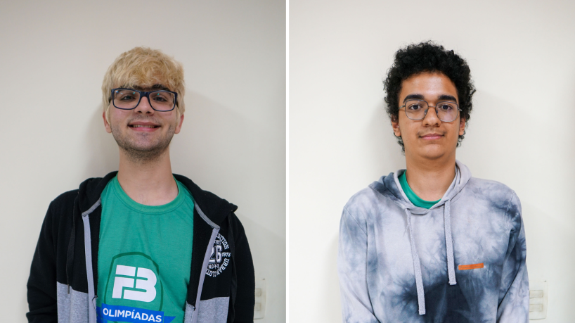 Alunos do Ceará ganham medalhas de prata na Olimpíada Internacional de Astronomia e Astrofísica. Paulo Otávio à esquerda e Gabriel Hemétrio à direita