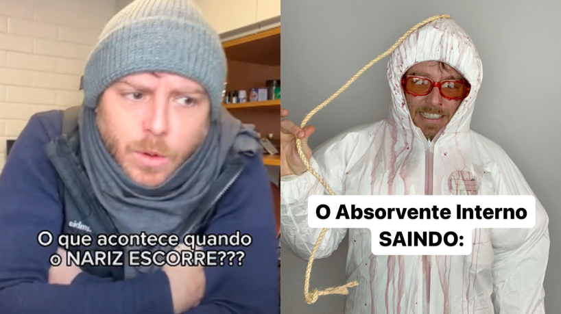 Conheça Mister Emerson Influencer que une humor e ciência para falar sobre o corpo humano