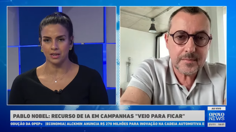 Pablo Nobel em entrevista ao O POVO News