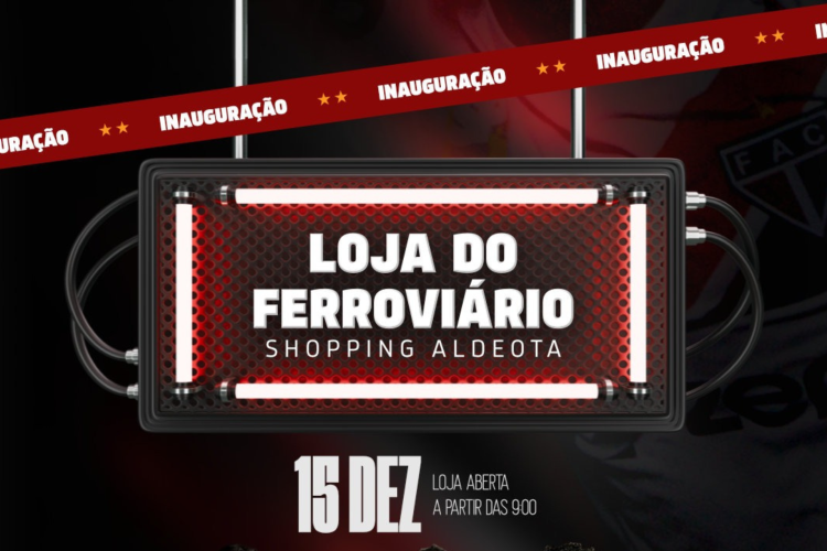 Ferroviário inaugura nova loja em shopping de Fortaleza, Esportes