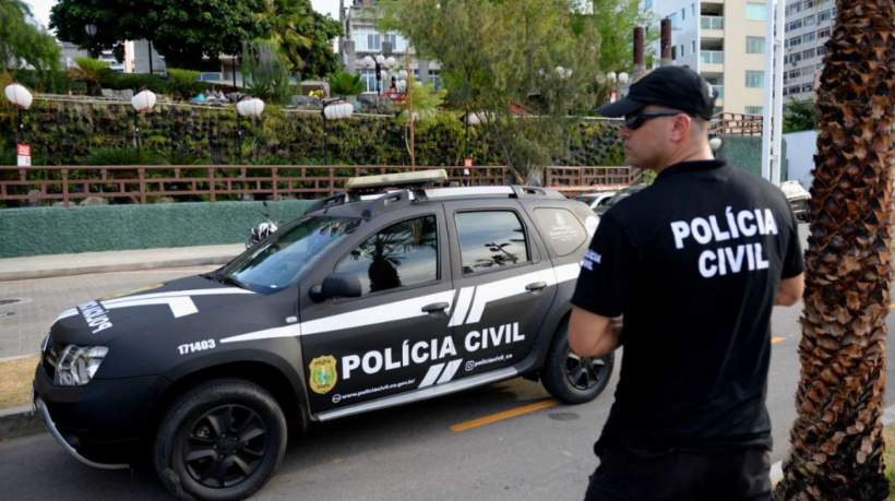  Imagem de apoio ilustrativo. Viatura da Polícia Civil do Ceará