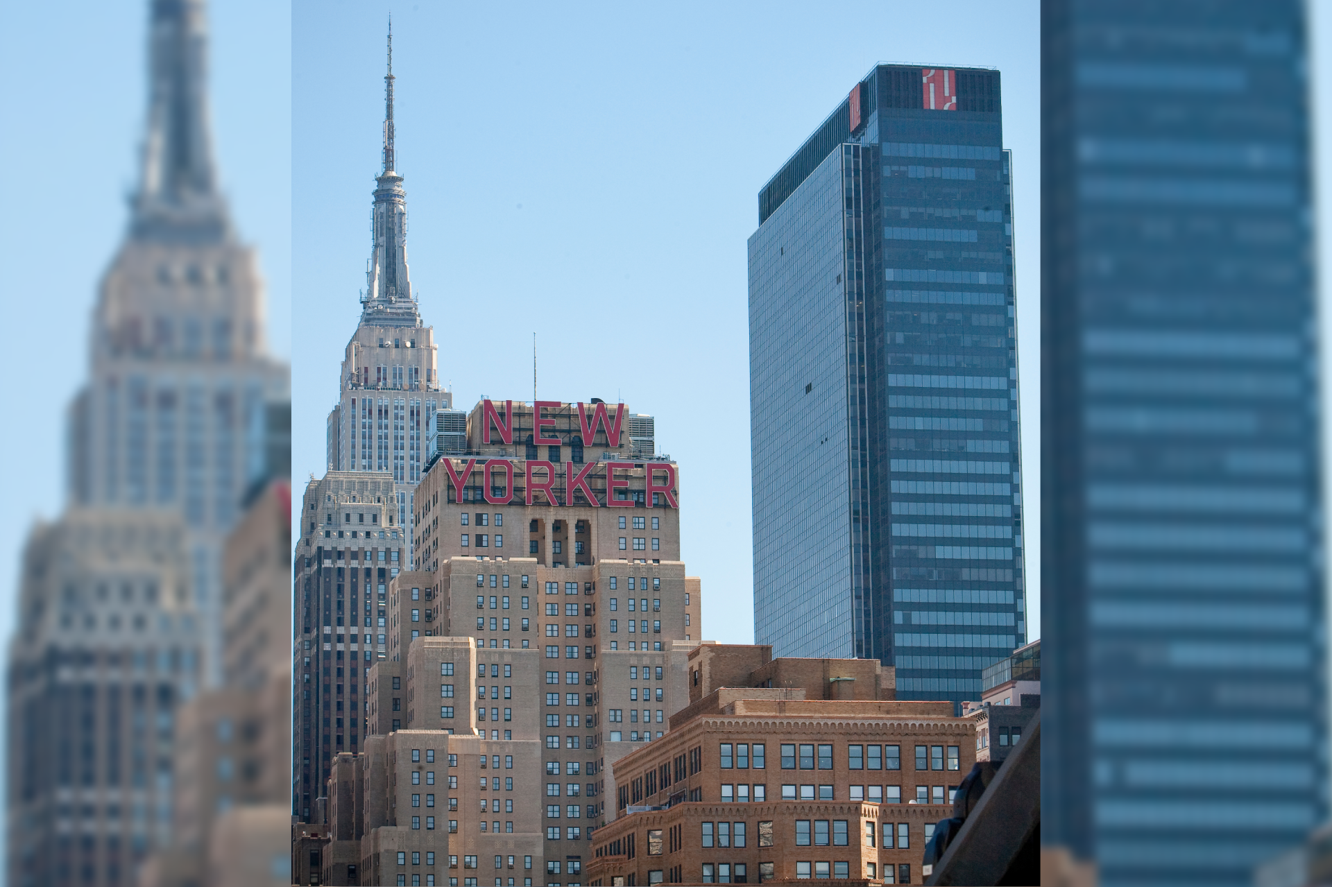 O New Yorker Hotel está inserido próximo de locais como o Empire State Building, o Madison Square Garden e a Times Square.