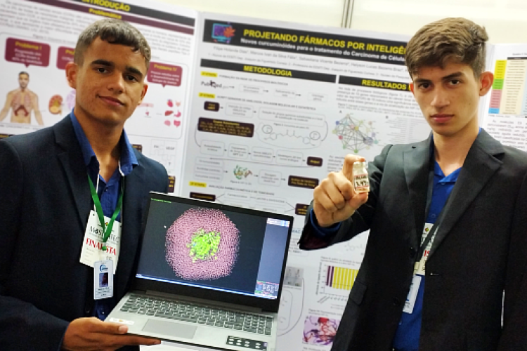 O trabalho dos alunos foi premiado na categoria Biologia Celular e Molecular da Mostratec