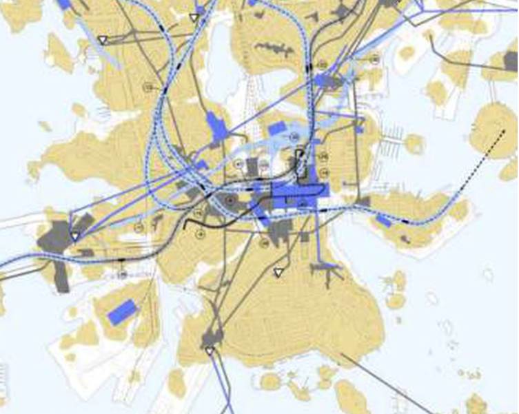 O mapa de urbanismo da capital inclui o planejamento de bunkers - abrigos antibombas  - para a proteção dos cidadãos. 