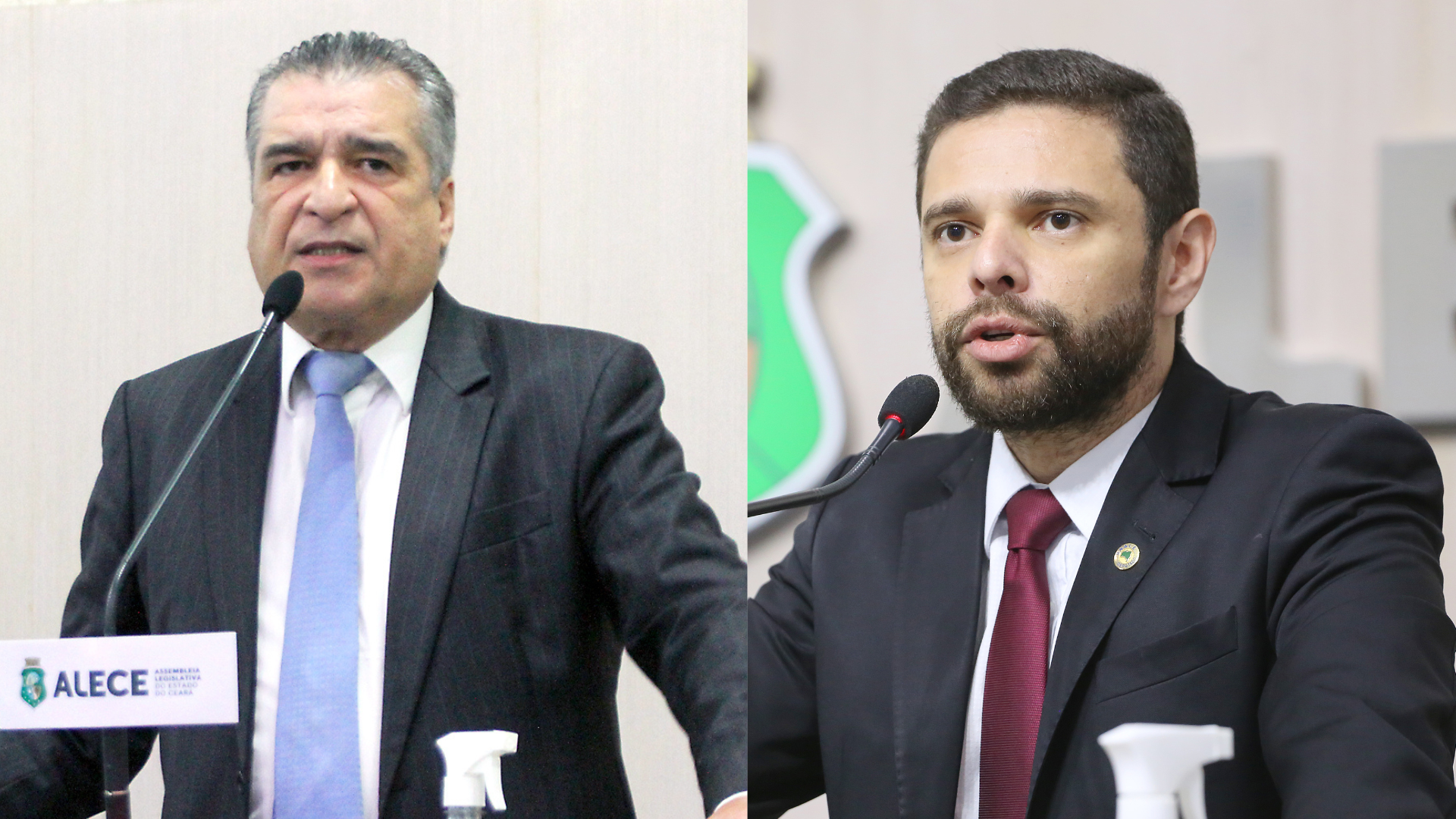 João Jaime e Julinho colocam nome à disposição para vaga no TCE (Foto: Junior Pio/ Alece)