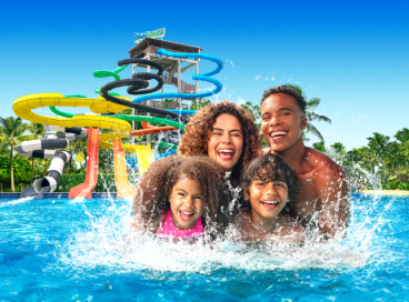 A campanha é uma oportunidade para se aventurar nas mais de 30 atrações do Aqua Park. 