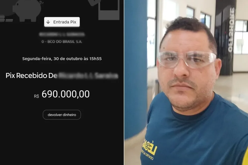 Um caso recente de devolução de alto valor de pix chamou atenção, após uma transferência equivocada. O empresário Lealdo Souza, 38 anos, morador de Santos (SP), recebeu um PIX de R$ 690 mil por engano. E decidiu devolver.