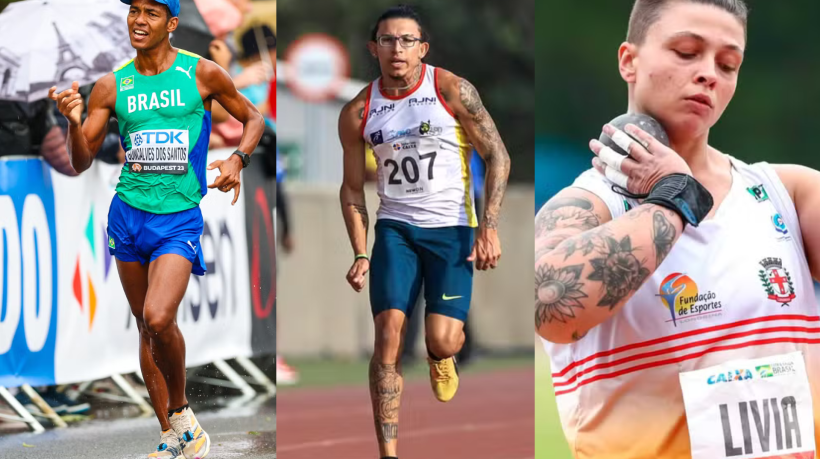 Max Batista (marcha atlética), Hygor Gabriel (revezamento 4x100m) e Lívia Avancini (arremesso de peso) ficaram de fora da delegação do Comitê Olímpico do Brasil.  