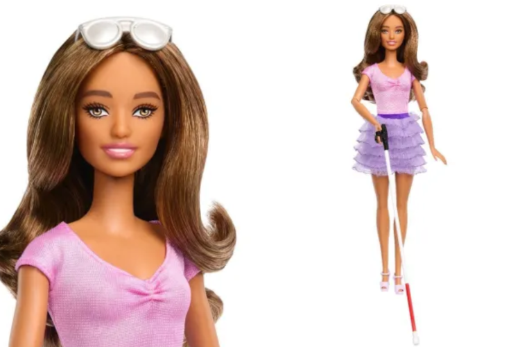 Mattel lança a primeira boneca Barbie com deficiência visual