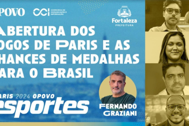 Programa ESPORTES O POVO PARIS 2024 estreia nesta sexta-feira, 26