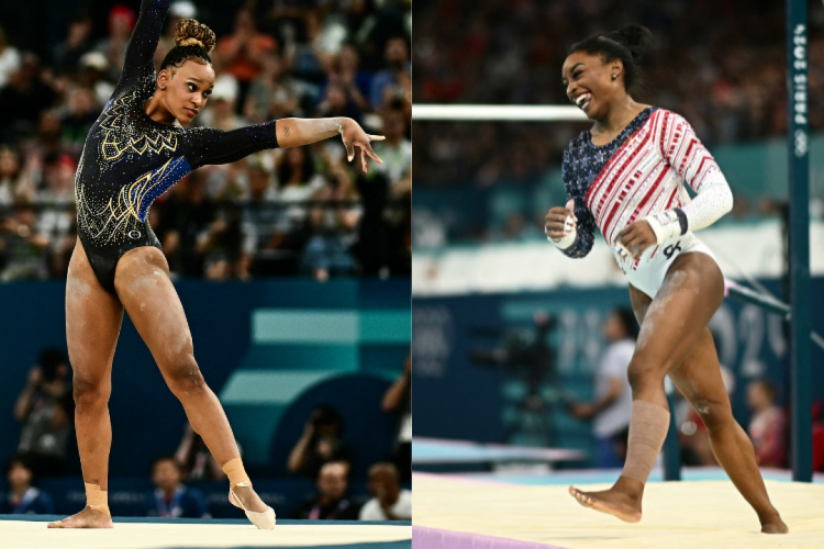 Rebeca Andrade e Simone Biles ainda irão se enfrentar nas finais dos individuais da ginástica artística. 