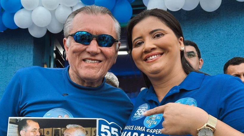 Andréa Andres (MDB), candidata a vice-prefeitura, renunciou ao cargo na chapa com Lucilvio Girão (PSD)