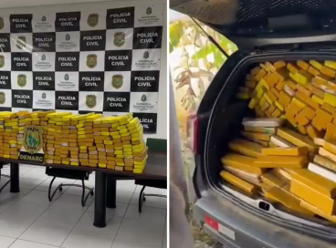 Mais de 270 kg de maconha são apreendidos em Horinzonte, no interior do Ceará 