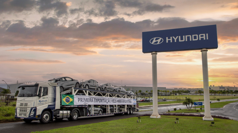 HB20, da Hyundai, começa a ser exportado para Argentina. Vendas devem iniciar em dezembro de 2024