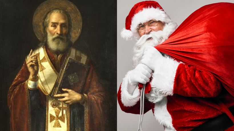 São Nicolau serviu como Bispo de Myra. A história do religioso serviu de inspiração para a figura do Papai Noel.