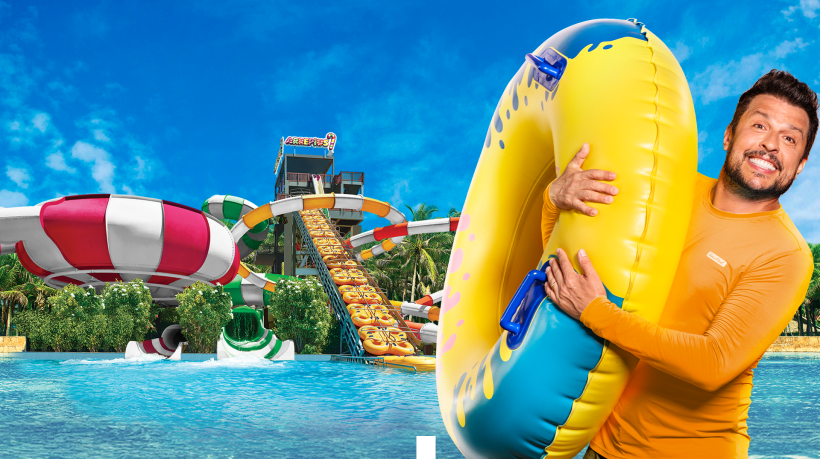 As entradas no Aqua Park podem ser agendadas e utilizadas até o dia 31 de março de 2025.