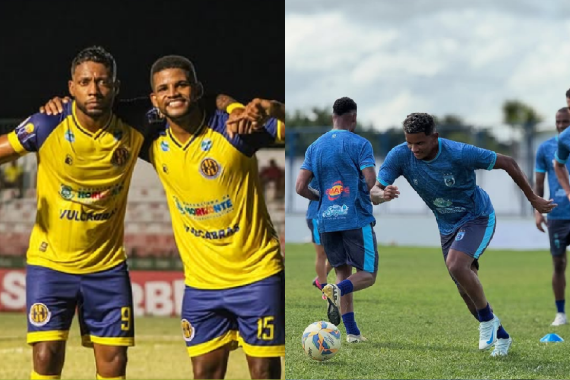 Equipes duelam em partidas de ida e volta com o sonho de se classificar para as semifinais do Campeonato Estadual (Foto: Horizonte e Maracanã / Divulgação)