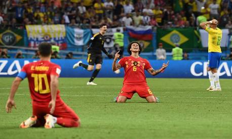 Brasil é eliminado da Copa ao perder da Bélgica