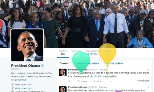 Obama Completa 54 Anos E Twitter Presidencial Ganha Balões Coloridos ...