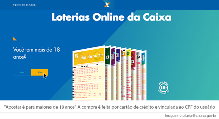 Caixa lança plataforma para apostas em loterias pela internet
